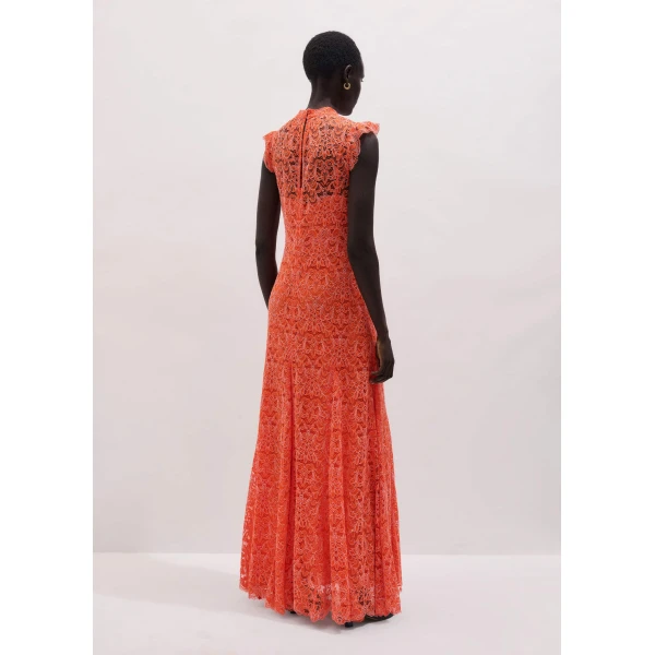 Me and Em Full-Length Dress
Two-Tone Lace Dress, view 2