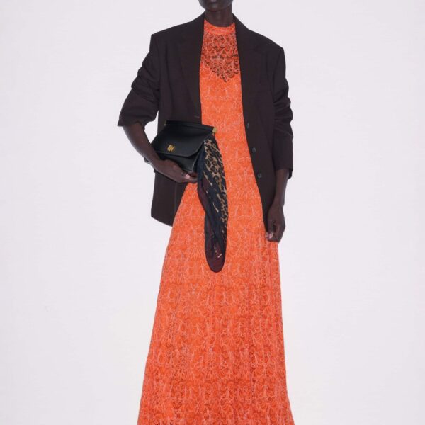 Two-Tone Lace – luxury British Orange in Me and Em exclusively at Coveti