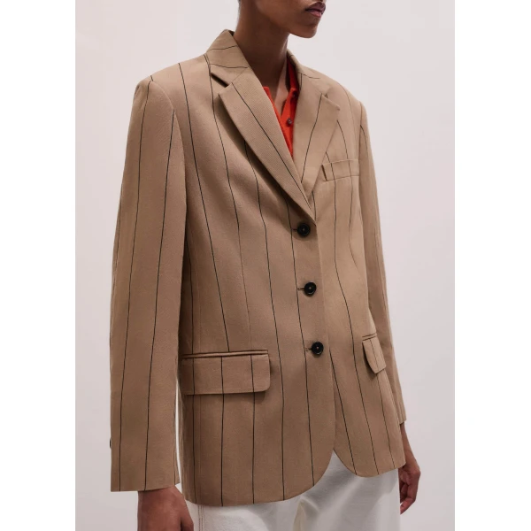 Me and Em Icon Oversized Blazer
Fluid Linen Blend Jacket, view 3