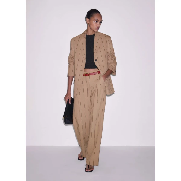 Me and Em Icon Oversized Blazer
Fluid Linen Blend Jacket, view 4