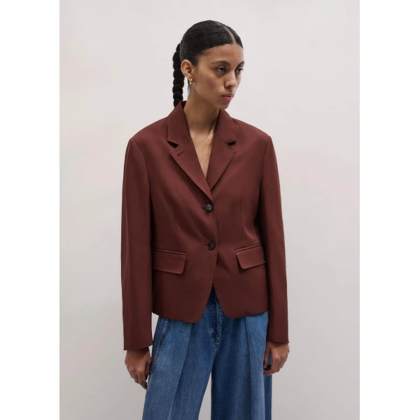 Me and Em Icon Oversized Short Blazer
Italian Linen Blend, view 3