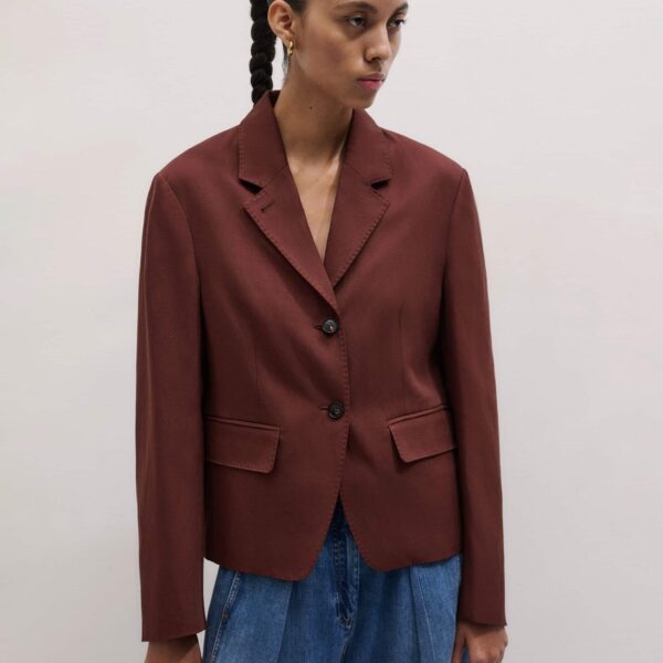 Me + Em Icon Oversized Short Blazer