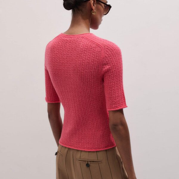 Me + Em Lofty Cable Slim Tee