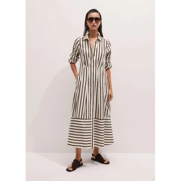 Me and Em Maxi Dress + Belt
Crease-Less Linen, view 3