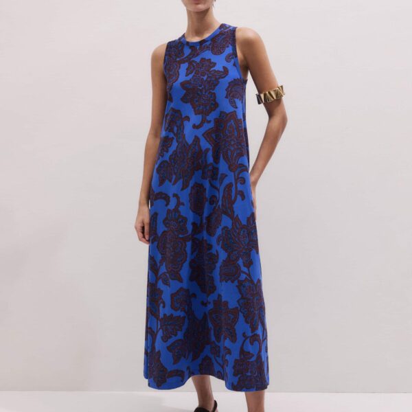 Slub Jersey – luxury British Blue in Me and Em exclusively at Coveti