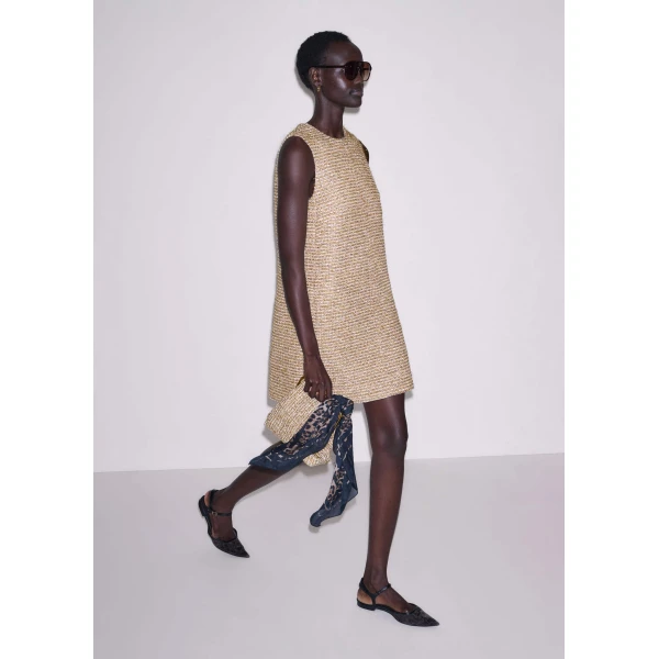 Me and Em Mini Metallic Dress
Italian Lurex Tweed Dress, view 6