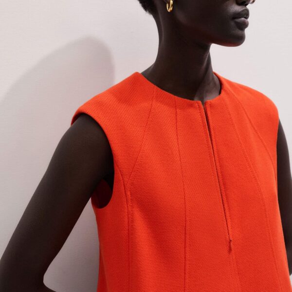 Italian Cotton – luxury British Orange in Me and Em exclusively at Coveti