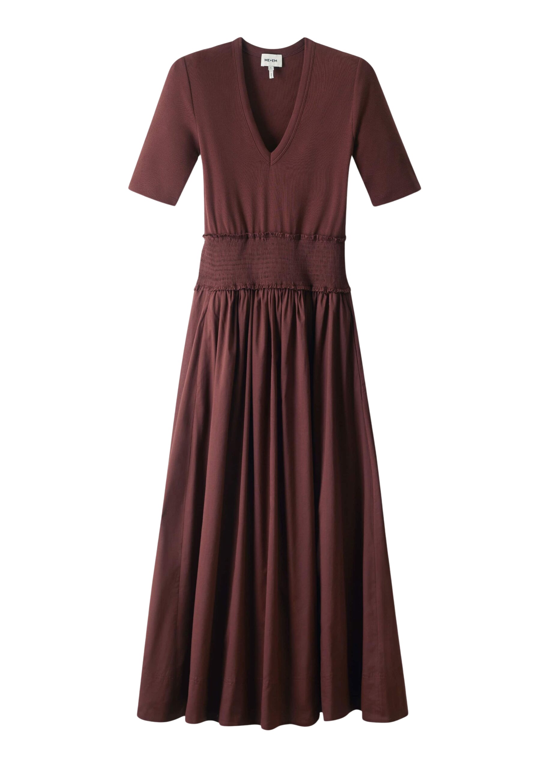 Me and Em Mixed Media Maxi Dress
