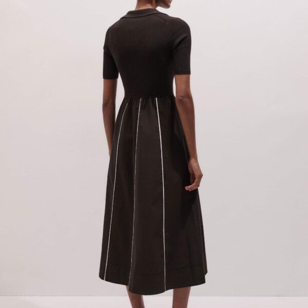 Me + Em Mixed Media Midi Dress