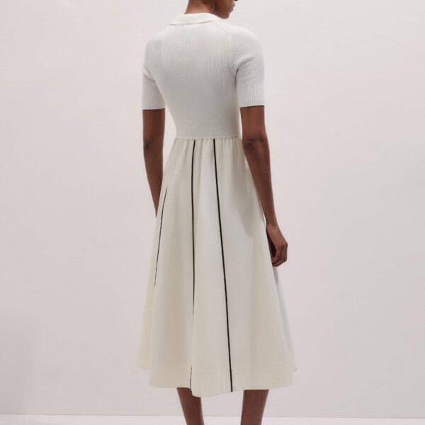 Me + Em Mixed Media Midi Dress