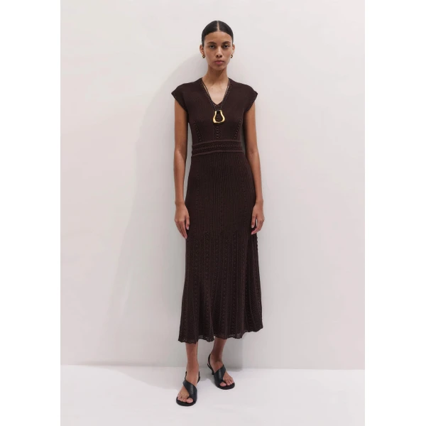 Me and Em Pointelle Maxi Dress
Pointelle Knit, view 5