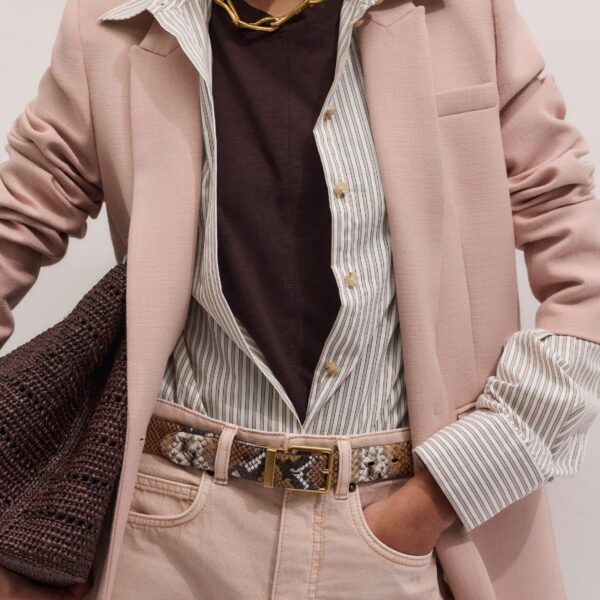Slub Jersey – luxury British Brown in Me and Em exclusively at Coveti