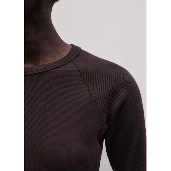 Me and Em Raglan Crop Tee
Cotton Rib Jersey Top, view 5