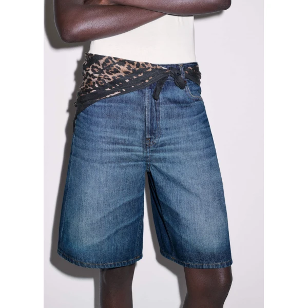 Me and Em Relaxed Bermuda Short
Midweight Denim Shorts, view 2