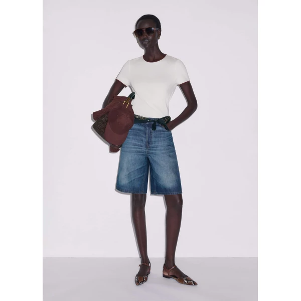 Me and Em Relaxed Bermuda Short
Midweight Denim Shorts, view 5