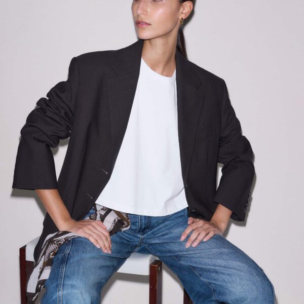 Midweight Jersey – luxury British White in Me and Em exclusively at Coveti