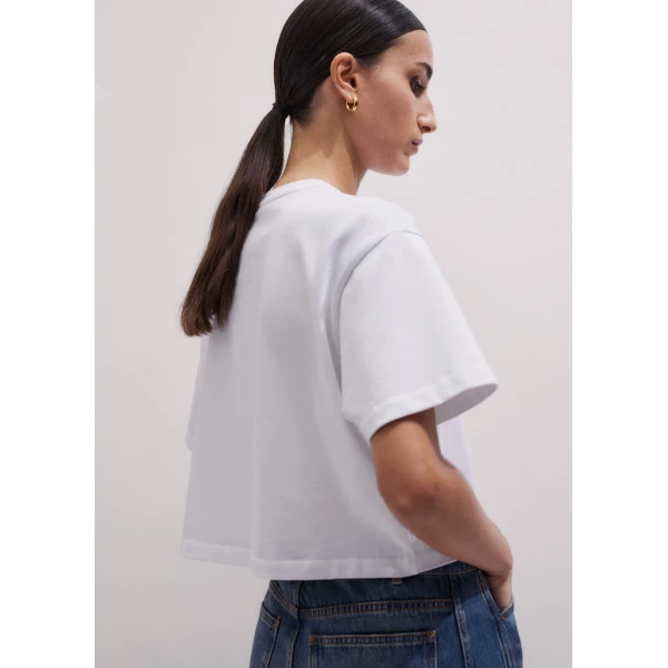 Me and Em Relaxed Crop Tee
Midweight Jersey Top, view 5