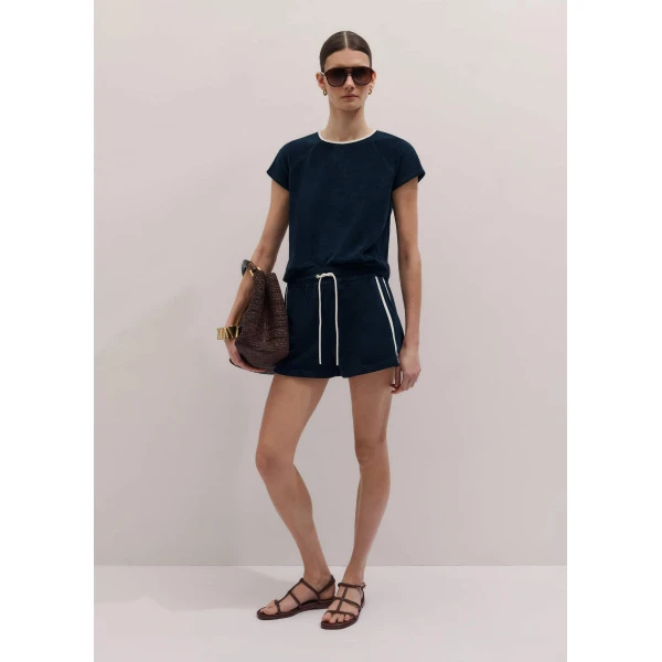 Me and Em Rib Trim Track Short
Toweling Jersey Shorts, view 4