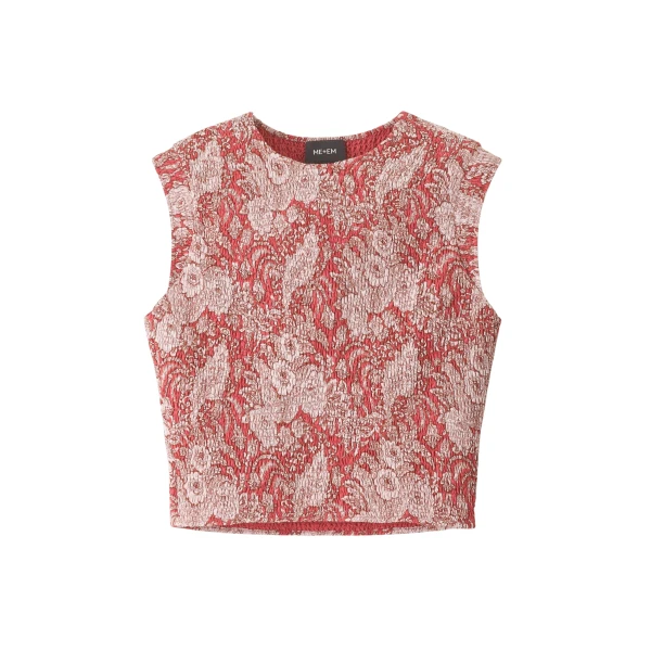 Me and Em Shirred Crop Top