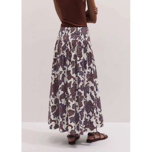Me and Em Shirred Waist Maxi Skirt
Slub Jersey Skirt, view 2