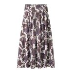 Me and Em Shirred Waist Maxi Skirt