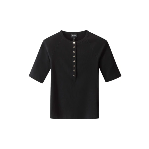 Me and Em Short Sleeve Henley Top