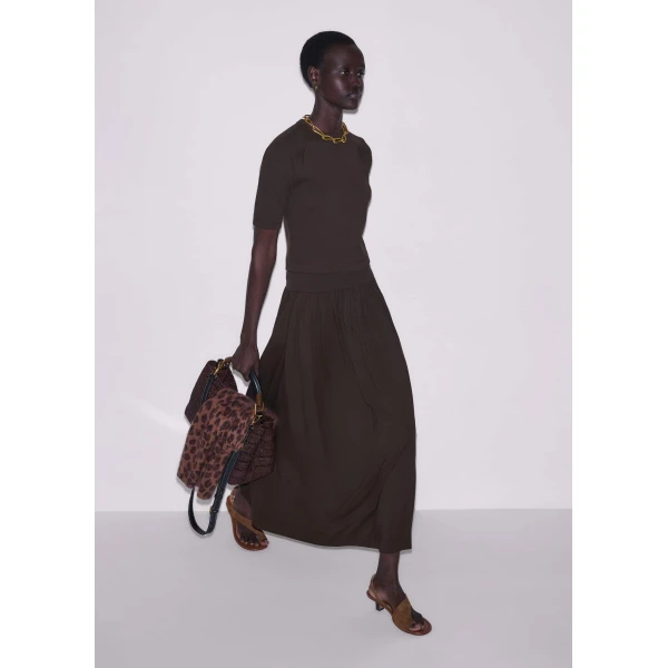 Me and Em Soft Sculpt Maxi Skirt
Stretch Jersey Skirt, view 5
