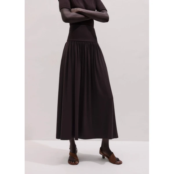 Me and Em Soft Sculpt Maxi Skirt
Stretch Jersey Skirt, view 6