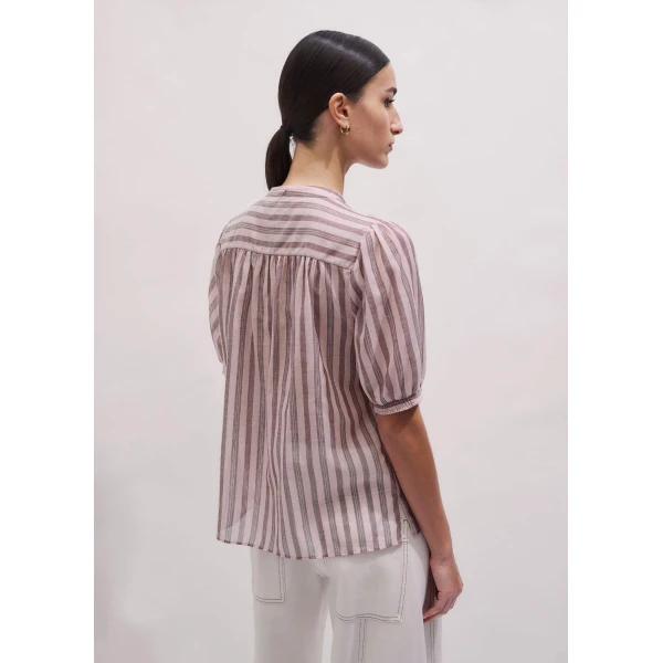 Me and Em Soft Stripe Blouse
Cotton Voile Top, view 3