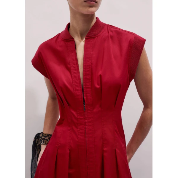 Me and Em Sporty Smart Midi Dress
Soft Sculpt Twill Dress, view 5
