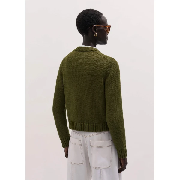 Me and Em Straight Crop Cardigan
Chunky Cotton Knit, view 3
