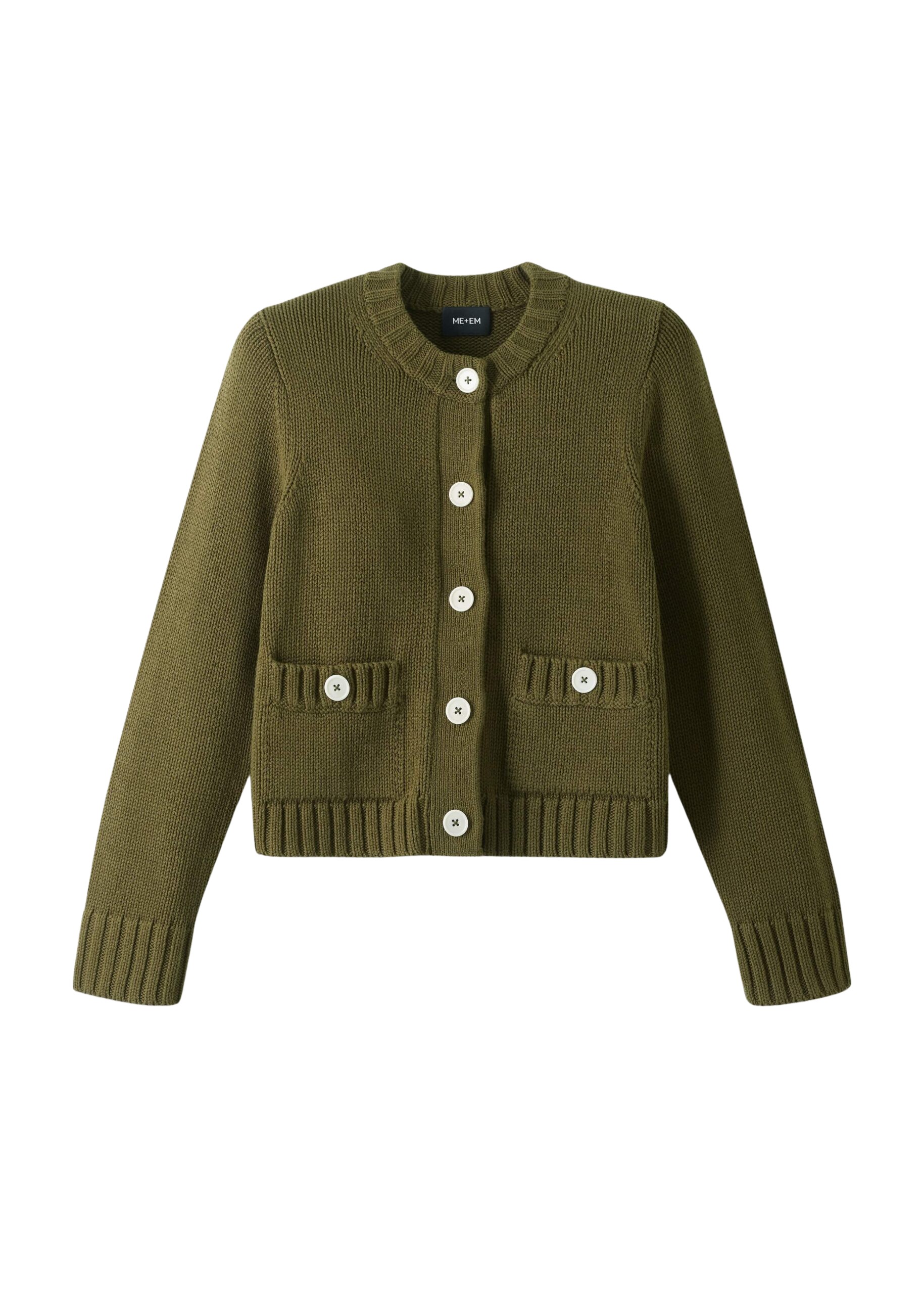 Me and Em Straight Crop Cardigan