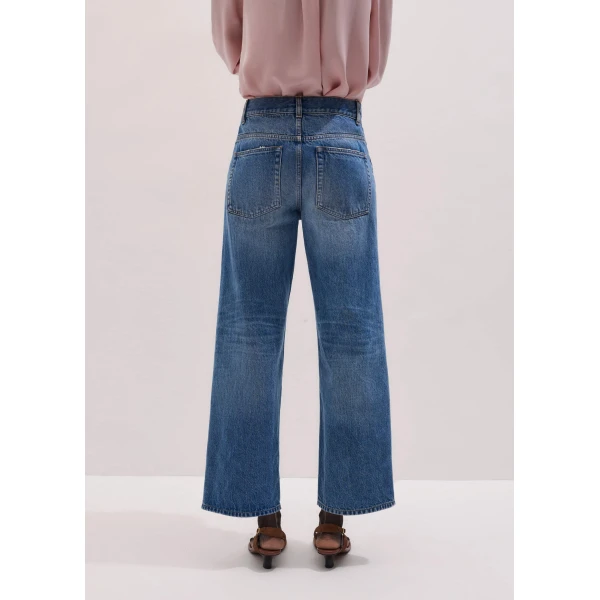 Me and Em Straight Crop Jean
Midweight Denim, view 2