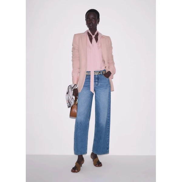 Me and Em Straight Crop Jean
Midweight Denim, view 3