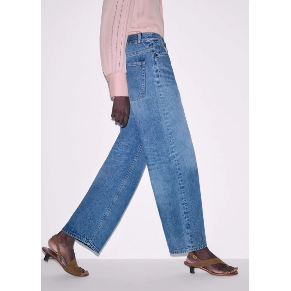 Me and Em Straight Crop Jean
Midweight Denim, view 6