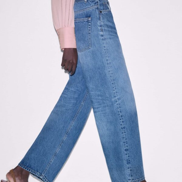 Midweight Denim – luxury British Blue in Me and Em exclusively at Coveti
