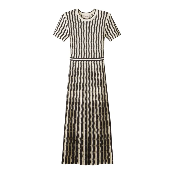 Me and Em Stripe Knit Maxi Dress
