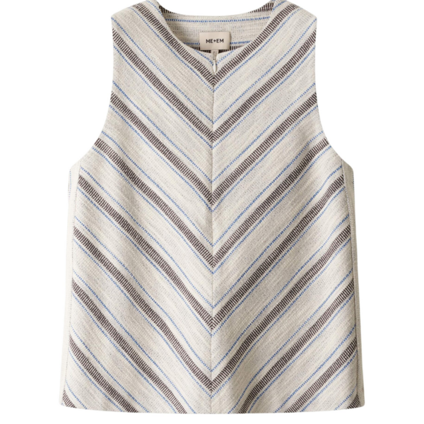 Me and Em Stripe Swing Top