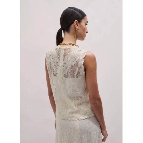 Me and Em Summer Occasion Top
Embroidered Tulle Top, view 3