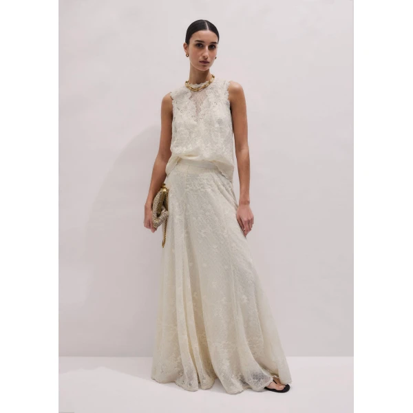 Me and Em Summer Occasion Top
Embroidered Tulle Top, view 4