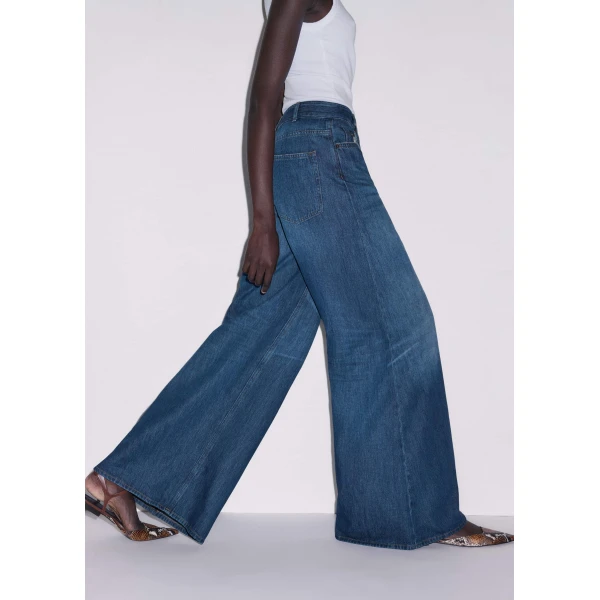 Me and Em Super Wide Baggy Jean
Midweight Denim, view 2