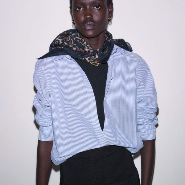 Bouclé Jersey – luxury British Black in Me and Em exclusively at Coveti