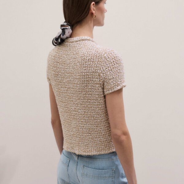 Me + Em Textured Crop Jacket