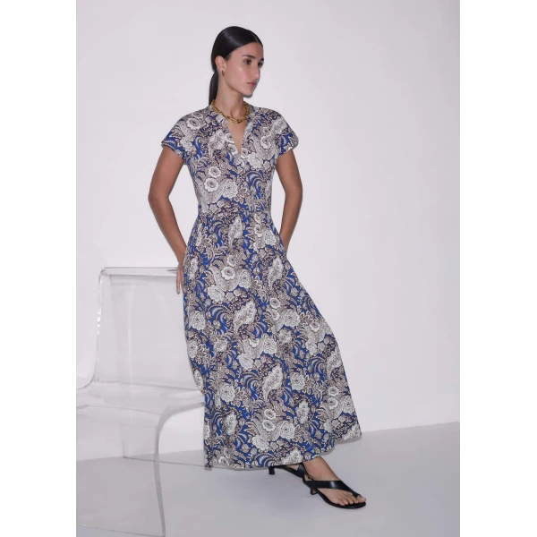 Me and Em Tiered Maxi Dress
Slub Jersey Dress, view 3