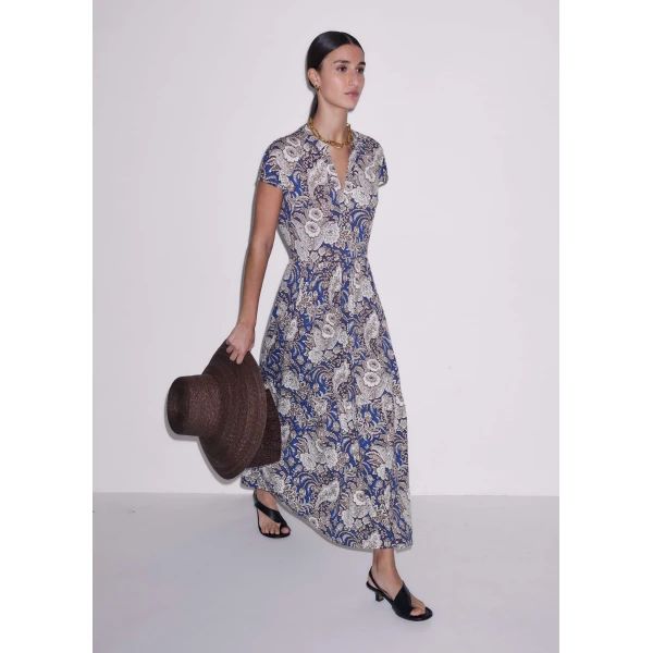 Me and Em Tiered Maxi Dress
Slub Jersey Dress, view 6