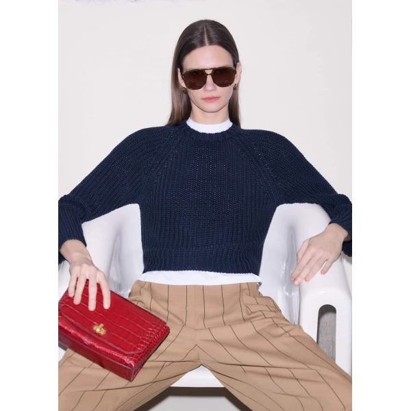 Me and Em Weekend Sweater
Chunky Cotton Knit, view 6