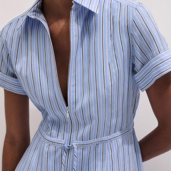 Me and Em Zip Neck Shirt Dress