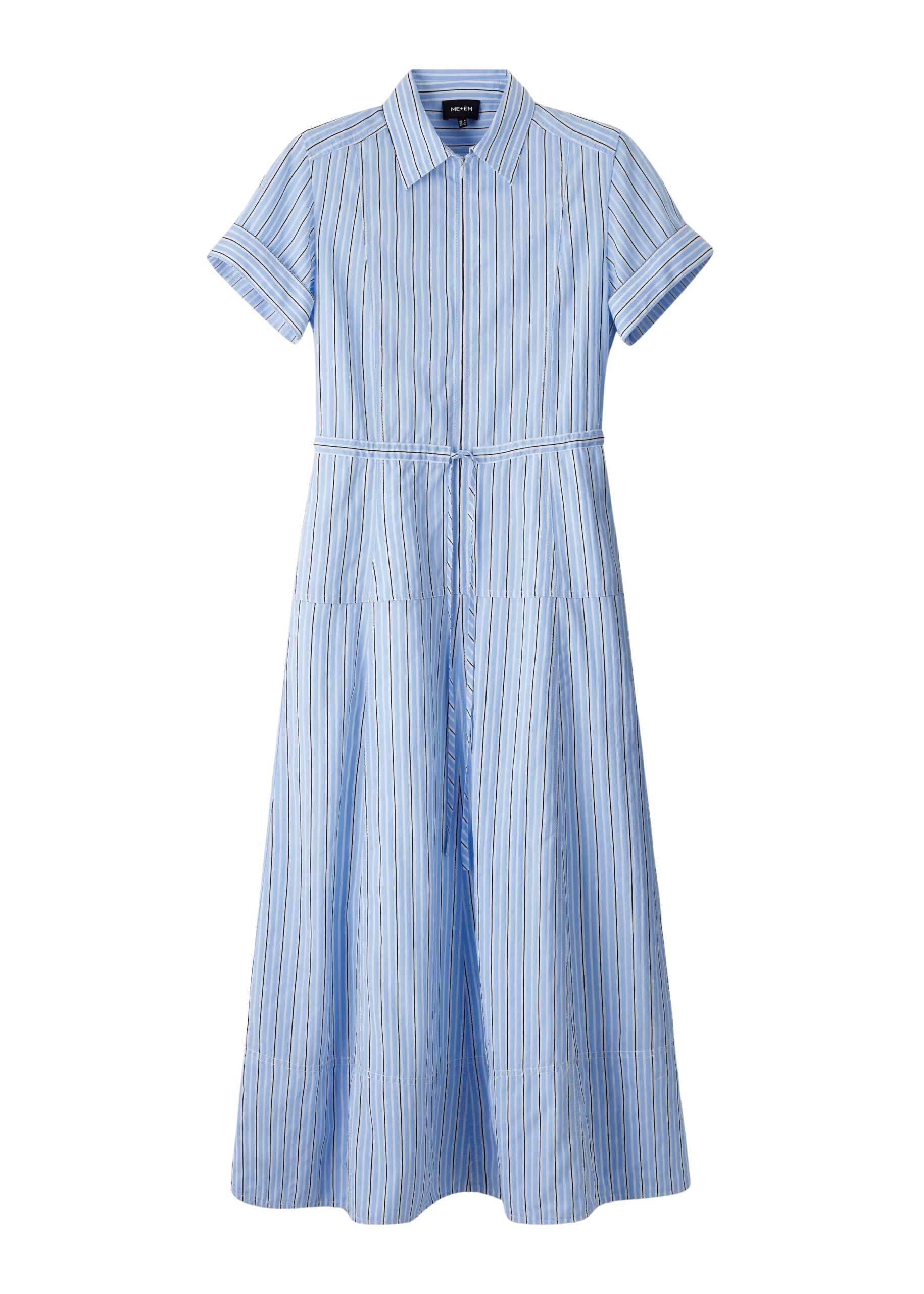Me and Em Zip Neck Shirt Dress