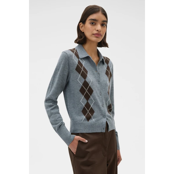 Oroton Argyle Cardigan - Oroton Knitwear - Australian Heritage Luxury - Shop at Coveti
