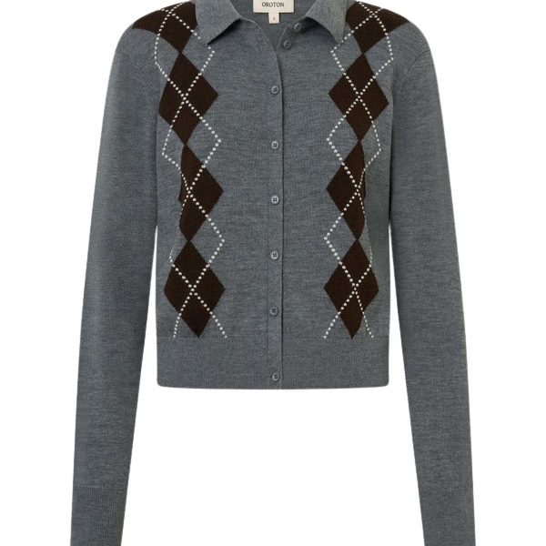 Oroton Argyle Cardigan - Oroton Knitwear - Australian Heritage Luxury - Shop at Coveti